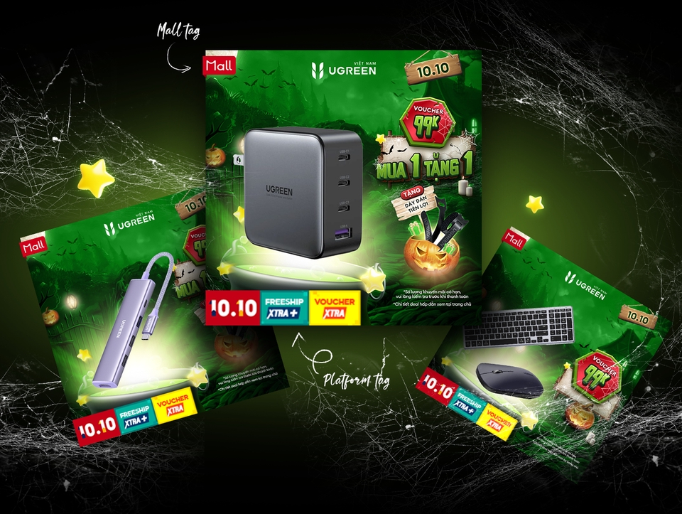 Thiết kế banner truyền thông xã hội - Thiết kế gian hàng thương mại điện tử ( E-commerce ) phong cách quảng cáo, hút mắt, theo chủ đề - 15