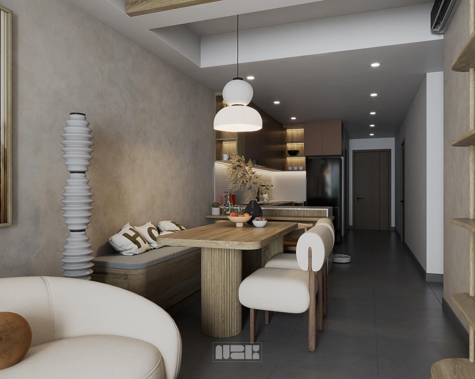 Thiết kế nội thất - Thiết kế/diễn hoạ nội thất (Interior design with 3D realistic rendering) - 9